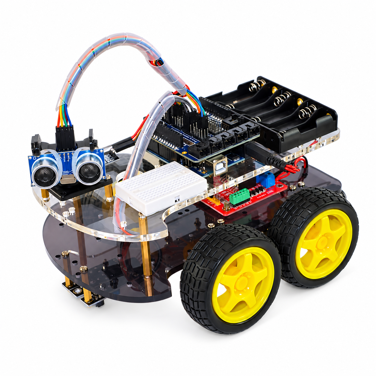 Arduino-Four-Wheel-Robot-Car-Kit