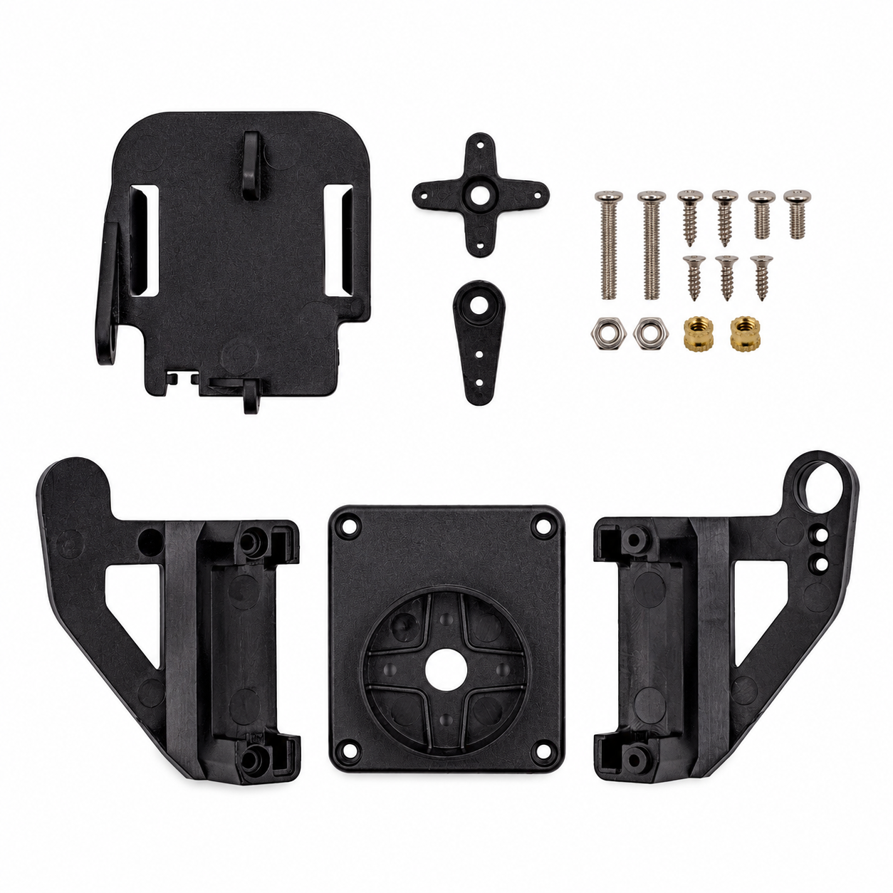 Black-Mounting-Brackets-and-Hardware-Set
