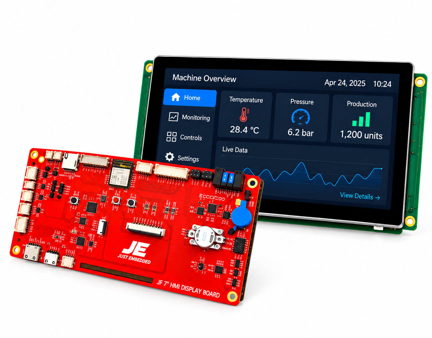 JE 7inch HMI board with WiFi